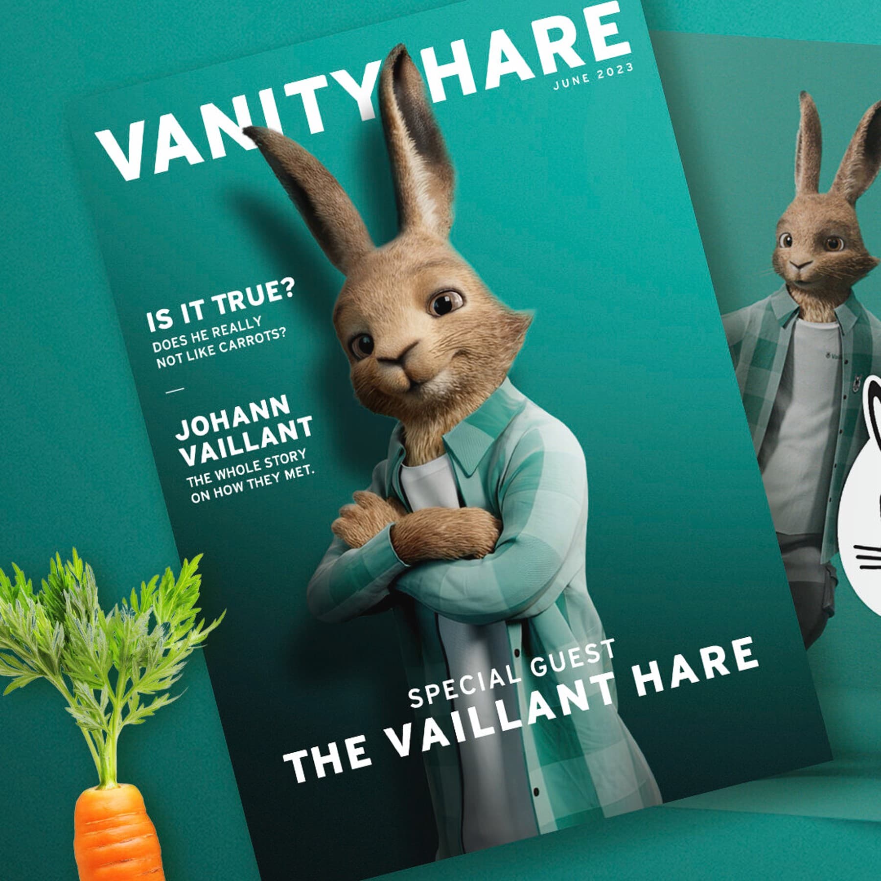 Vanity hare cover