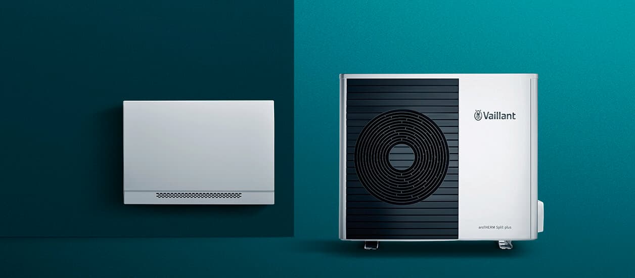 aroVAIR console with aroTHERM Split plus heat pump
