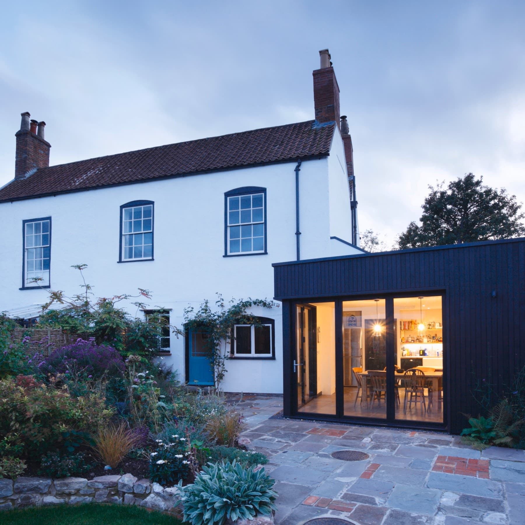 A house at evening