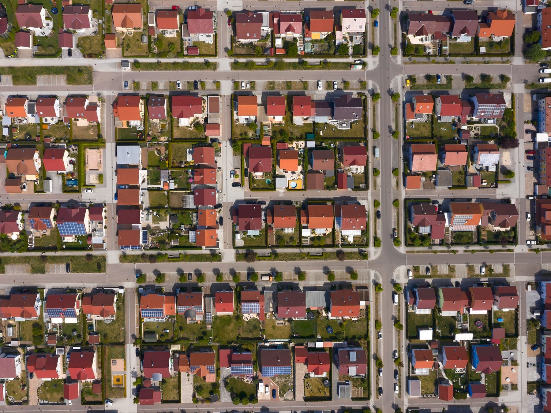 Residential area from above