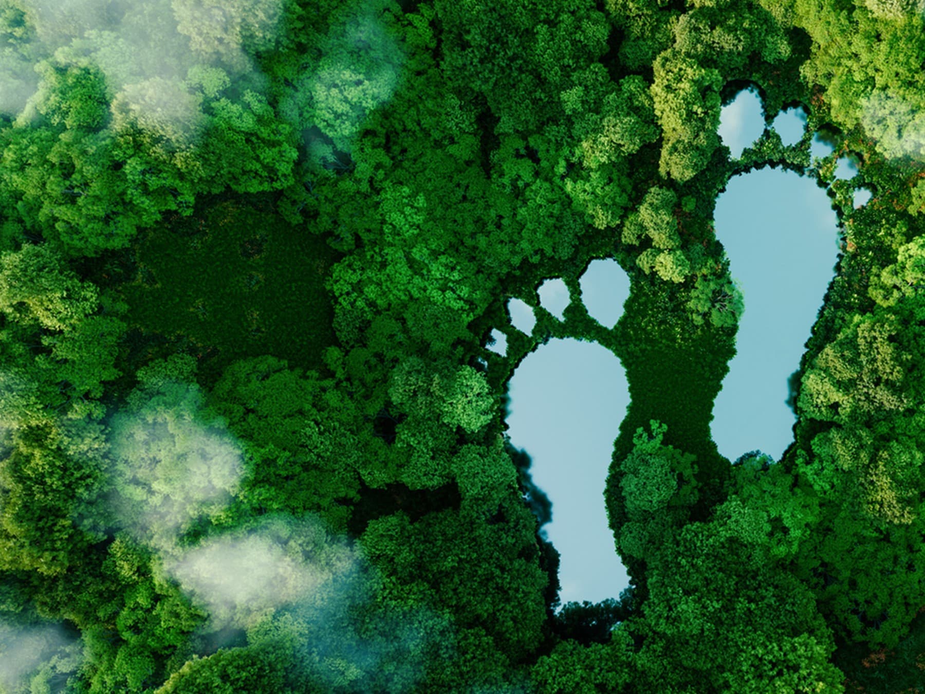 Ecological footstep due to climate friendly heating systems
