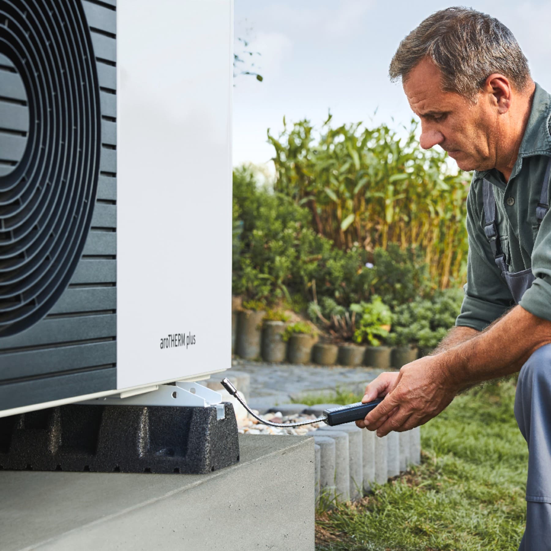 Installation d'une pompe à chaleur Vaillant
