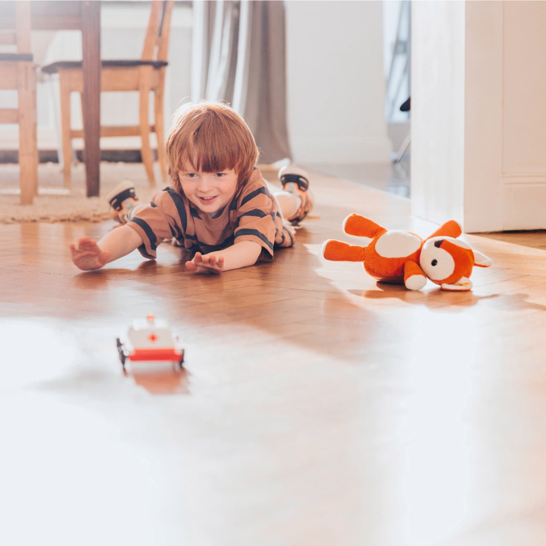 Child playing on the floor