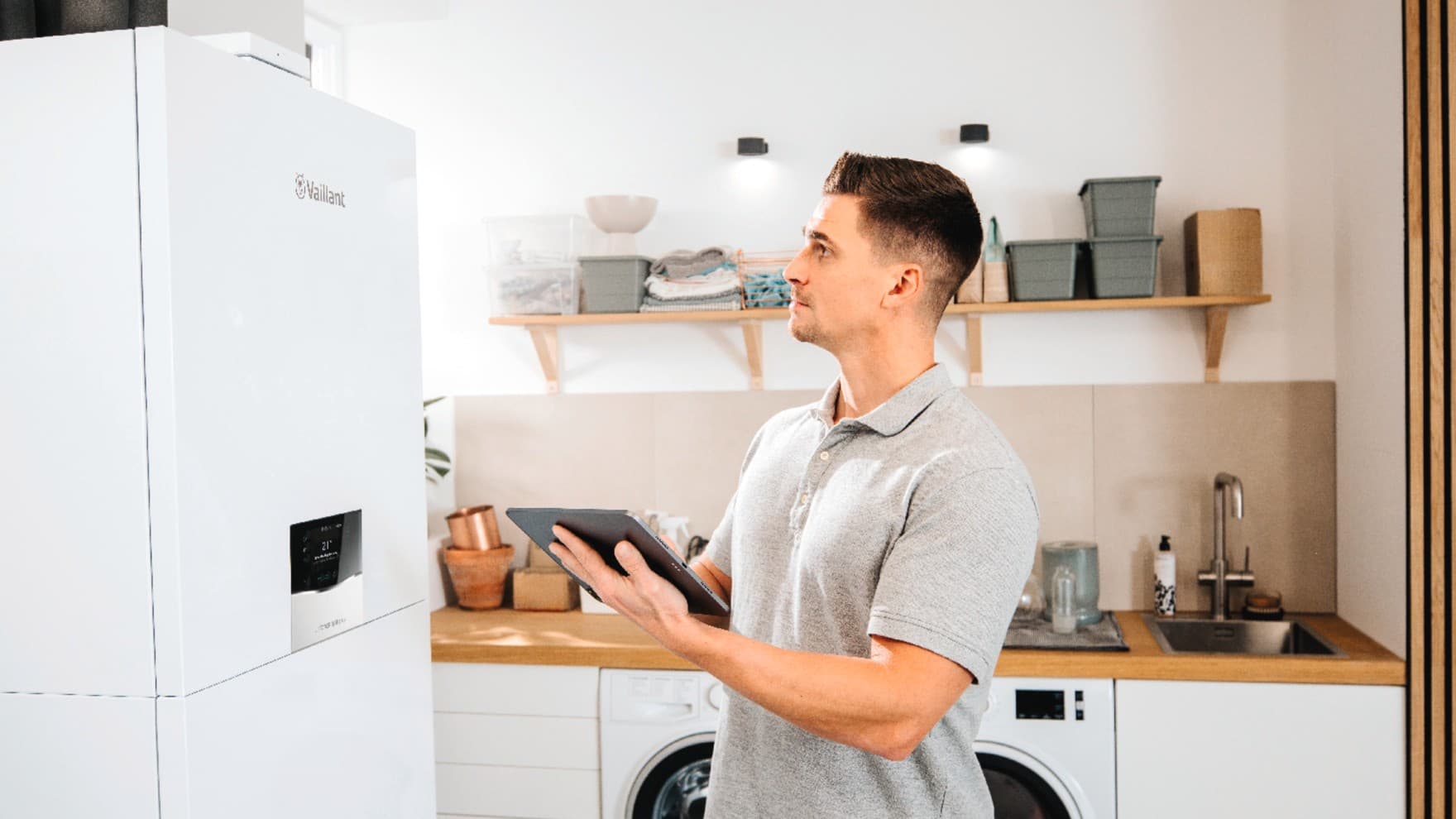 Installer setting flow temperature
