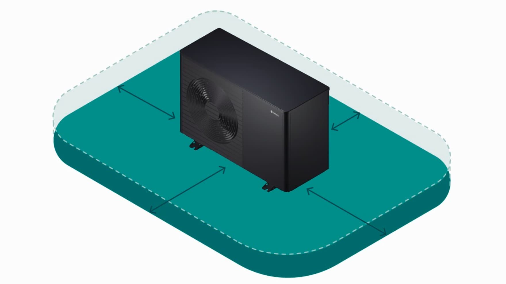 heat pump protective zone without flexible space function