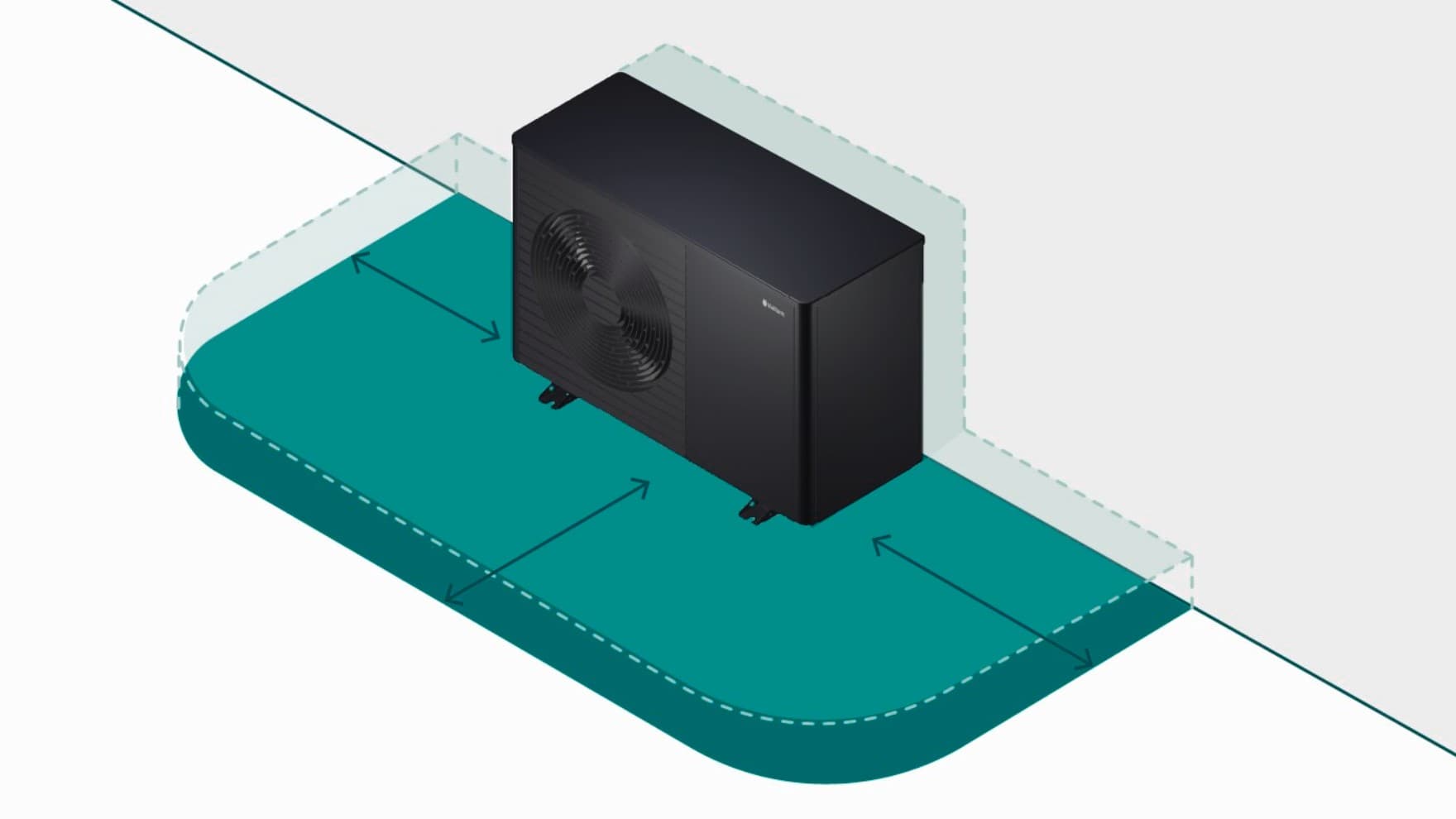 heat pump protective zone without flexible space function