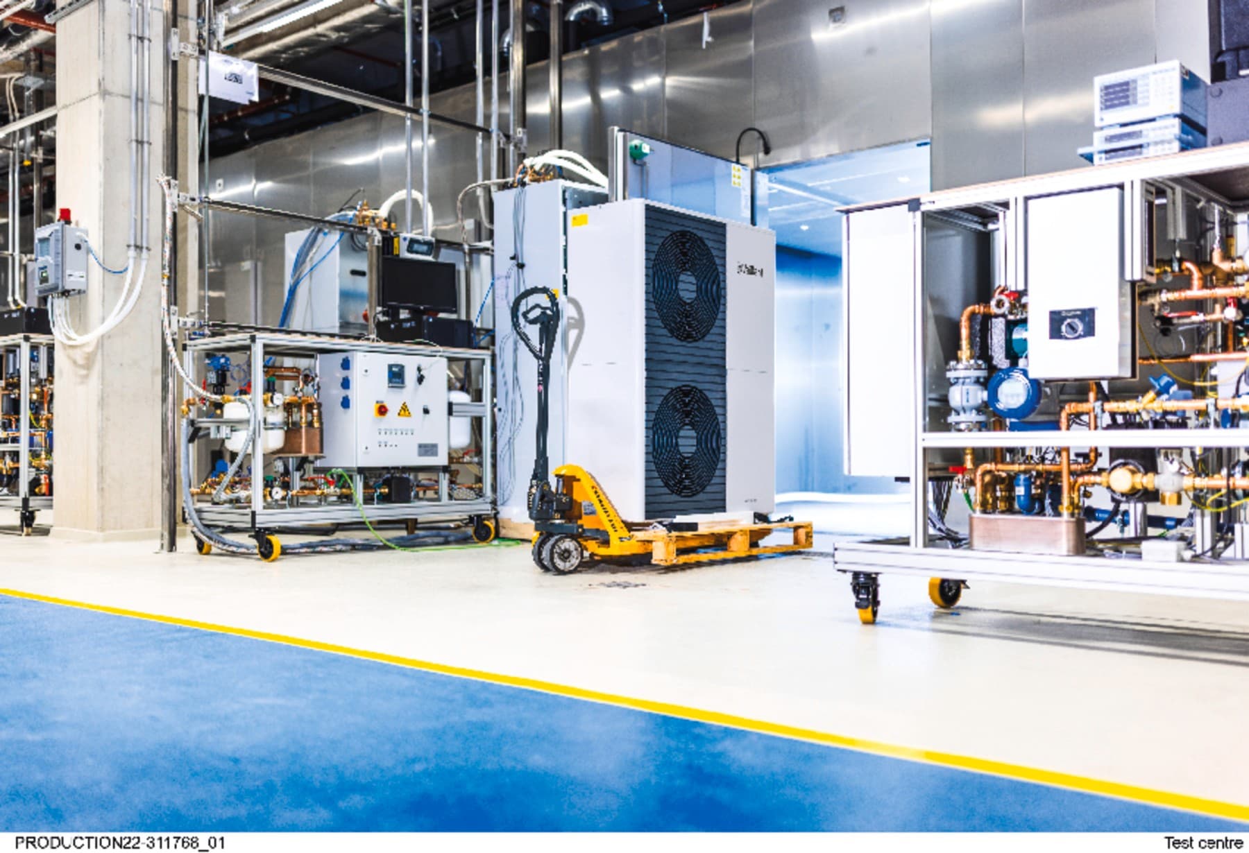 Pompe à chaleur Vaillant dans l'usine