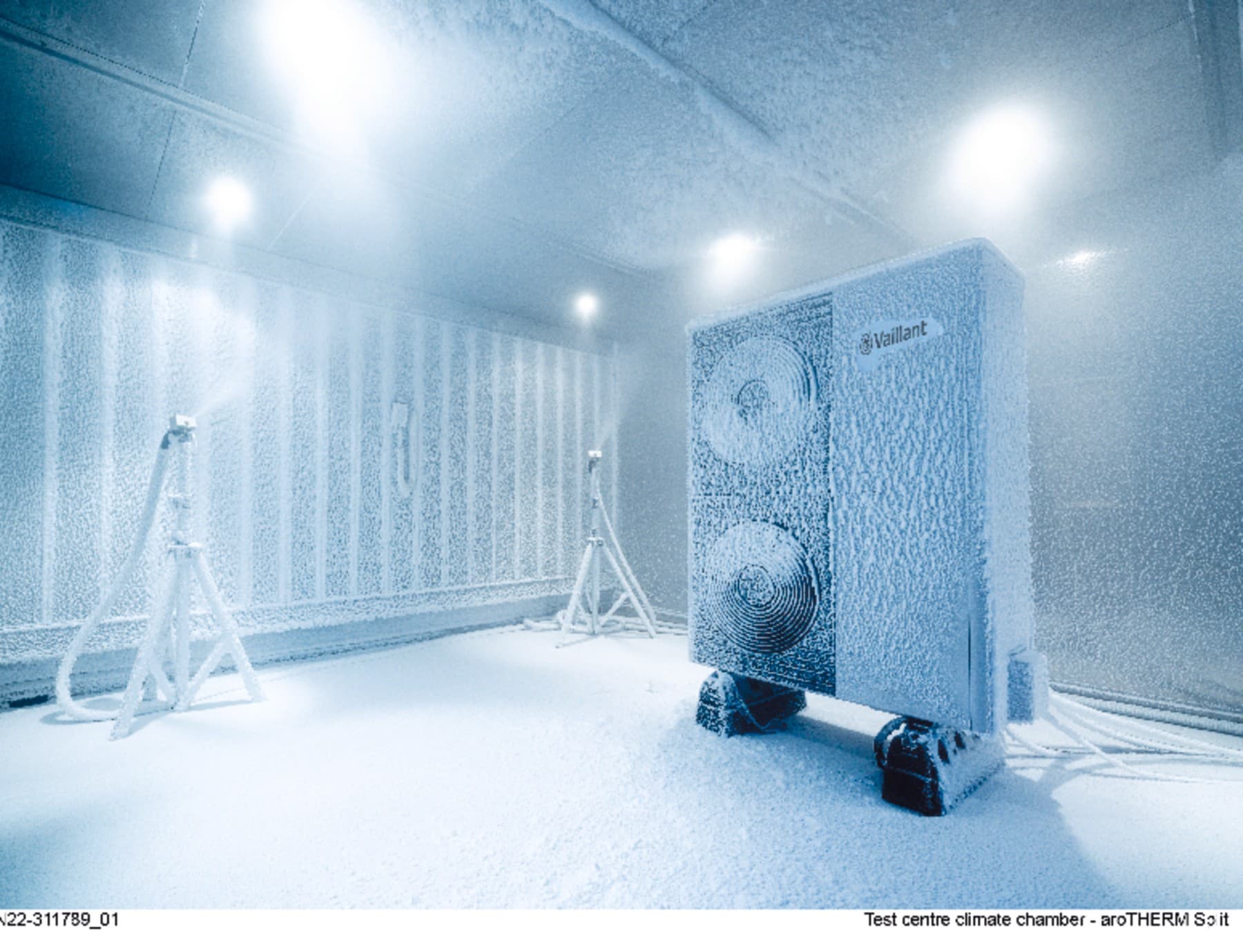 Pompe à chaleur Vaillant testée dans des conditions de grand froid