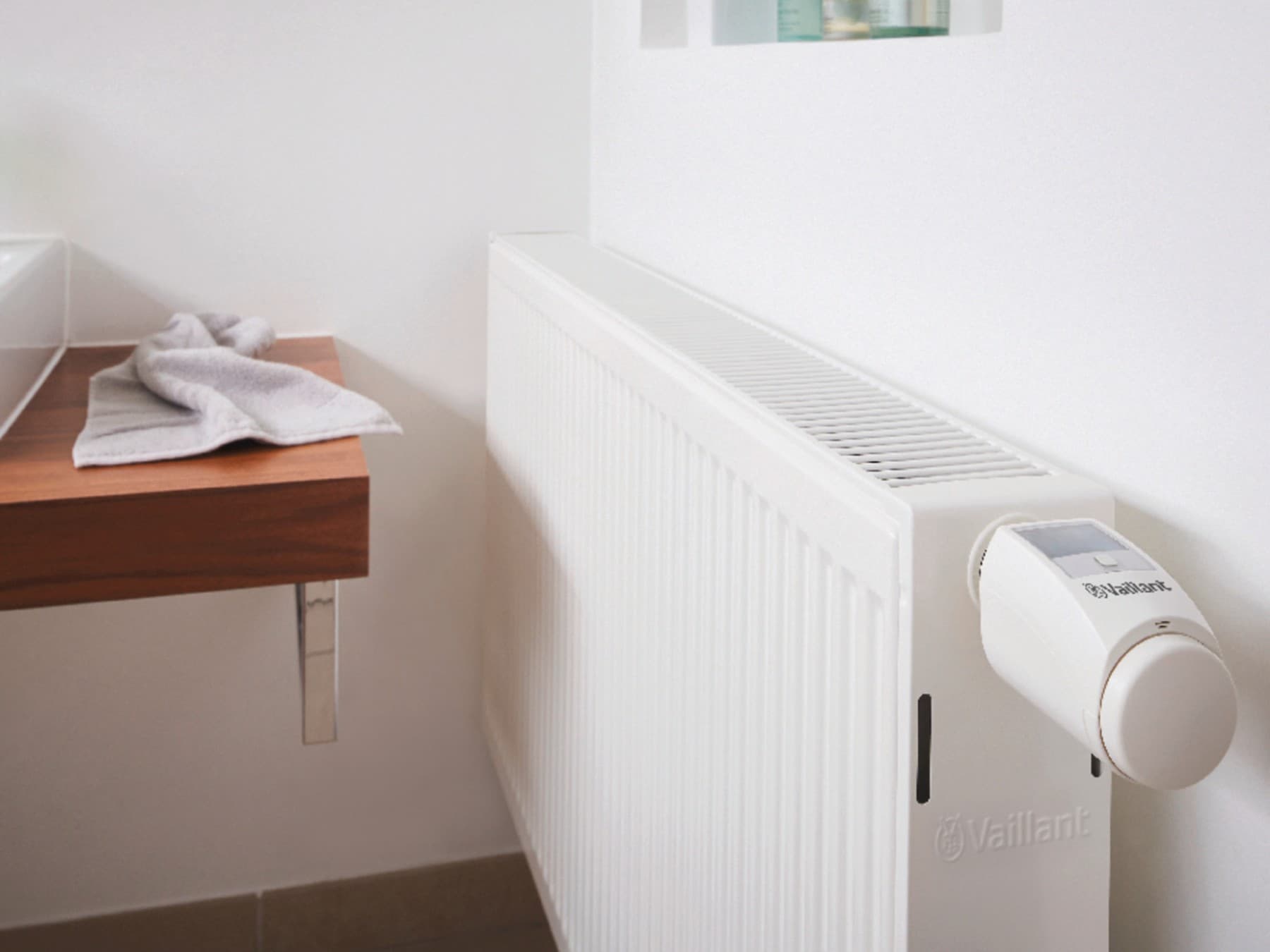Radiator in bathroom