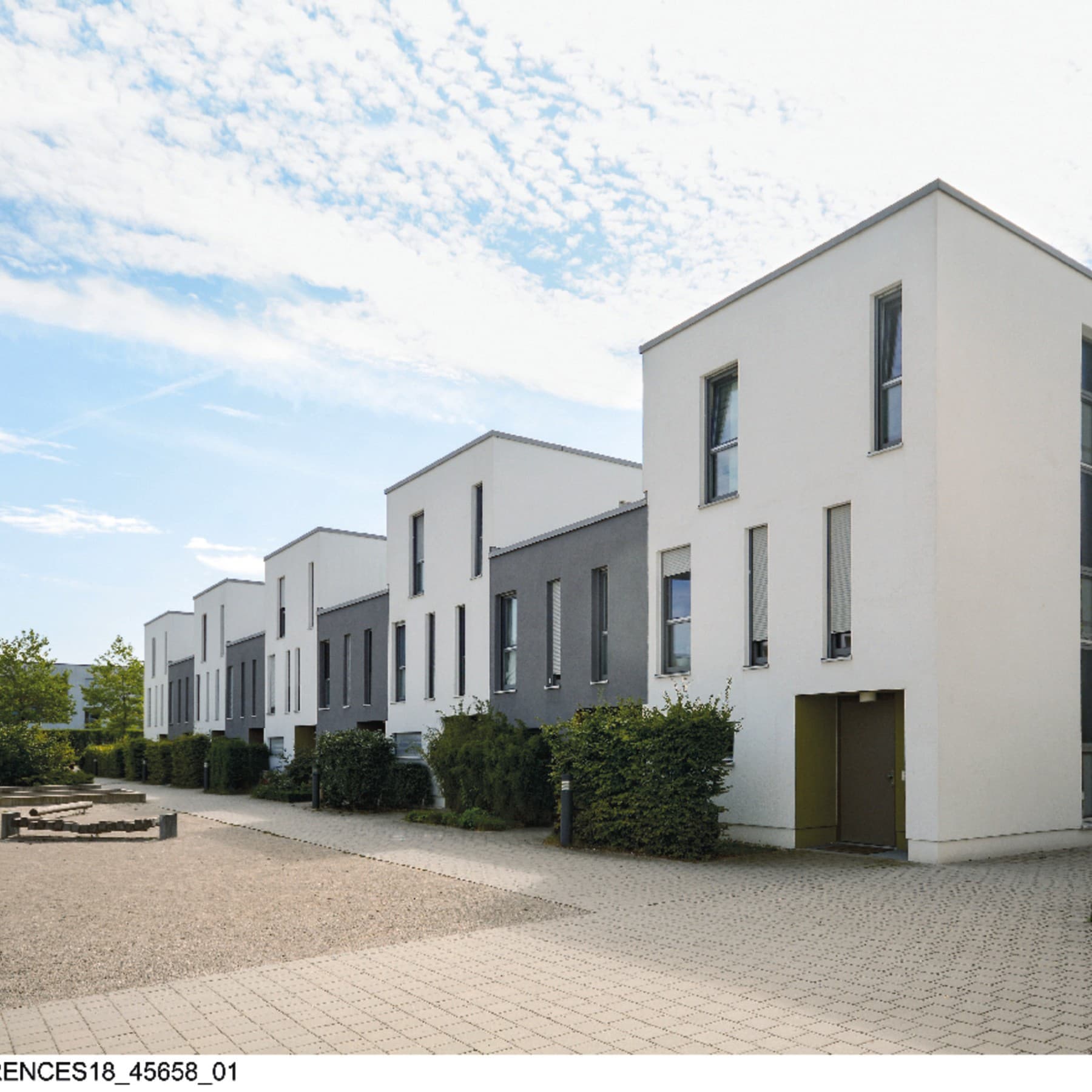 Maisons mitoyennes nouvellement construites