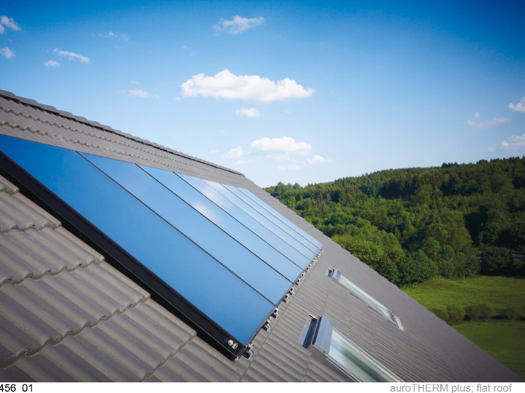 Le courant continu est généré dans les modules photovoltaïques