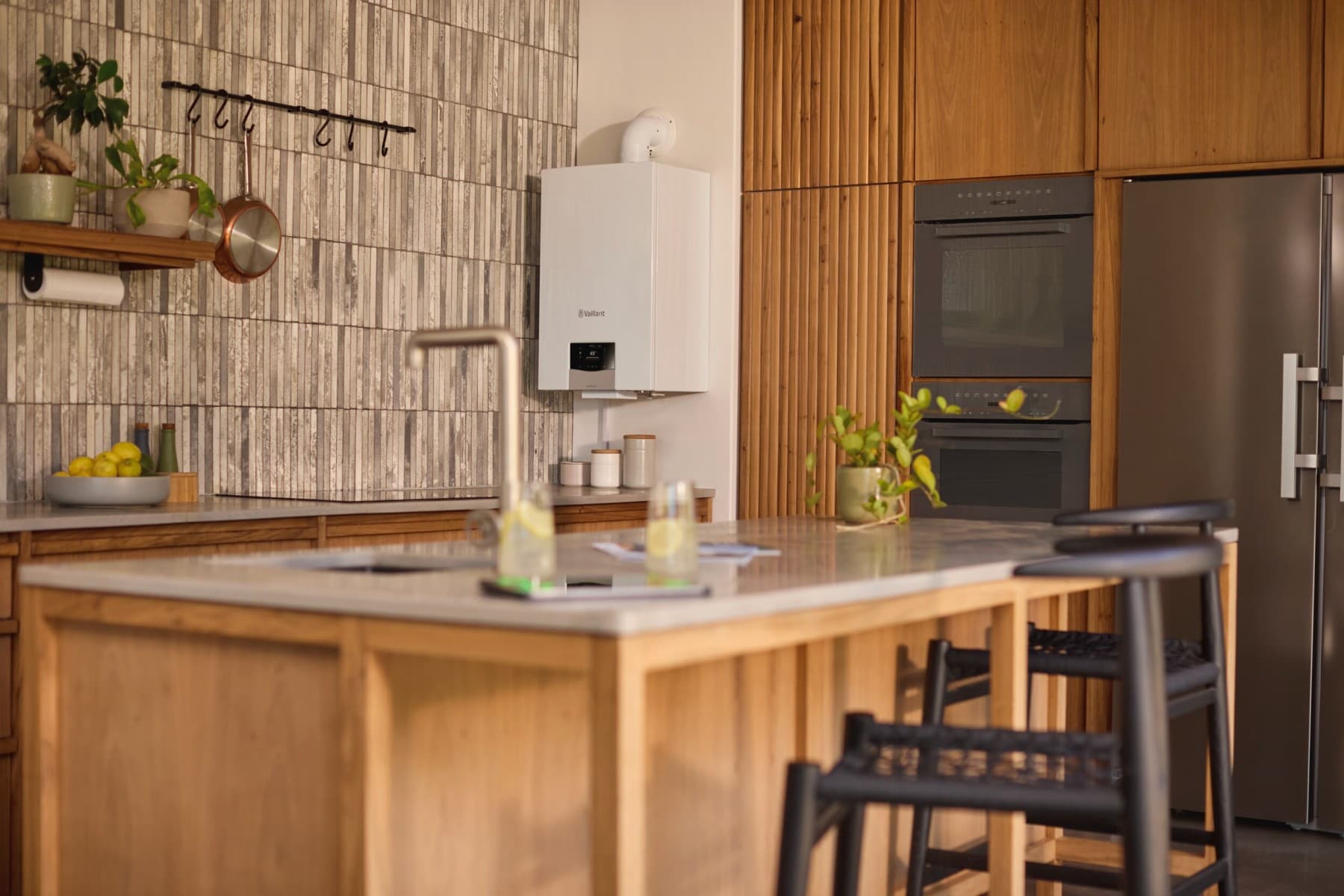 Boiler in the kitchen