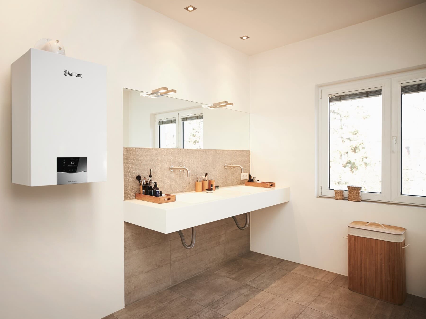 ecoTEC plus WHB in bathroom